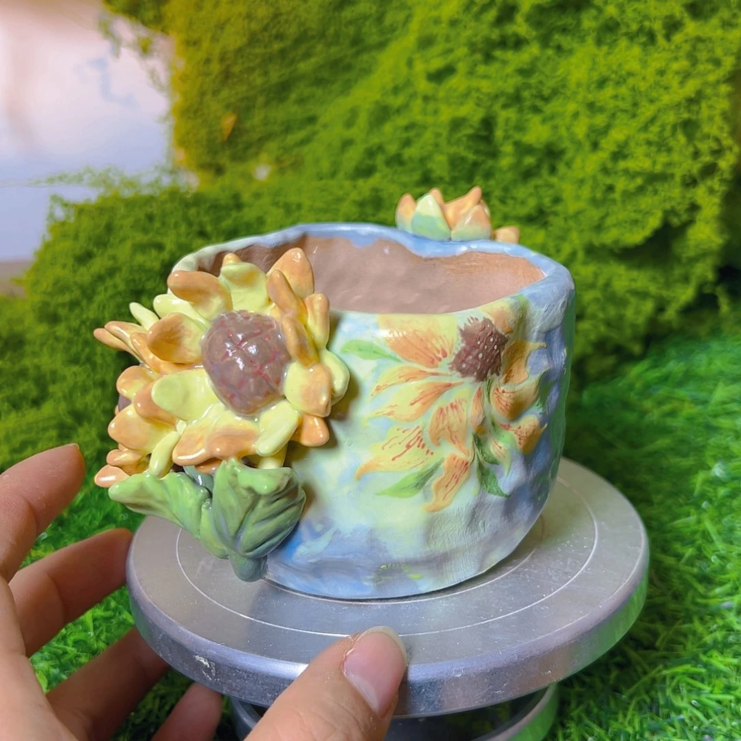 清仓老梧家的手工多肉花盆