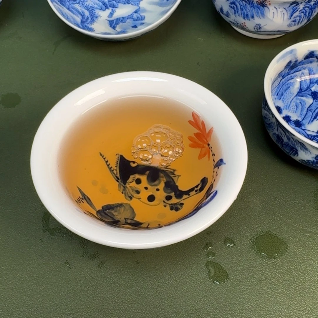 景德镇纯手绘茶具圆圆210