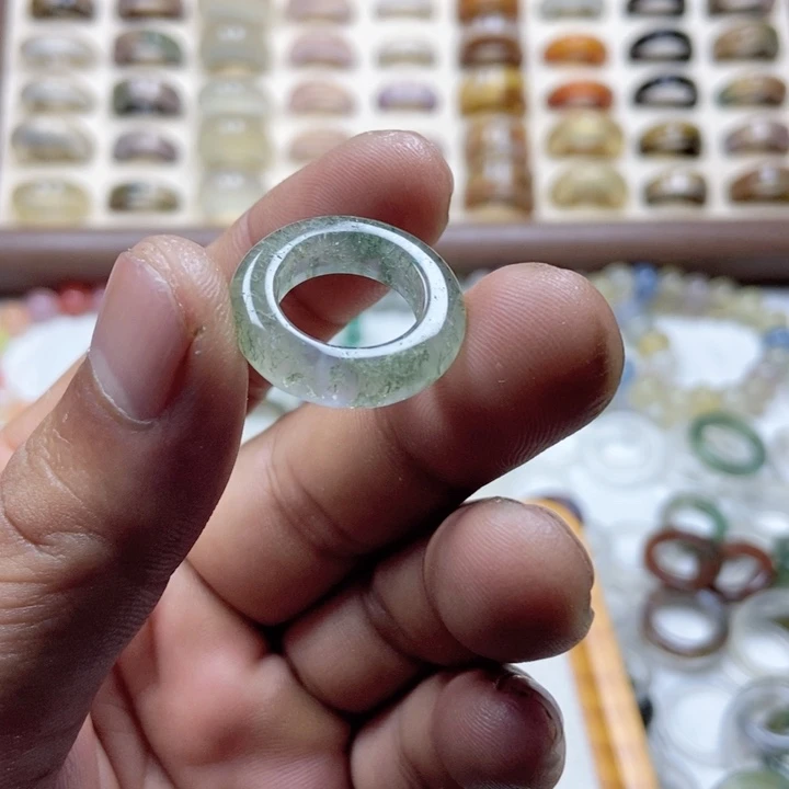 玛瑙/玉髓戒指未镶嵌家**吱不退换