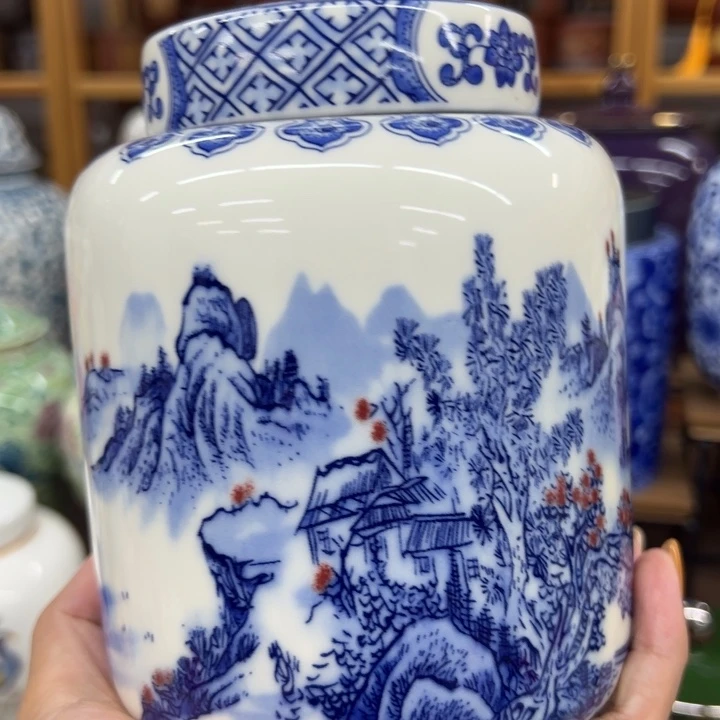 高端陶瓷茶叶罐密封罐