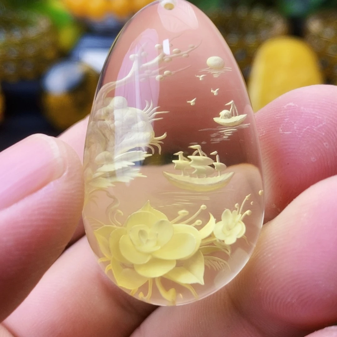 【闪购商品】未镶嵌吊坠(不含链)金珀