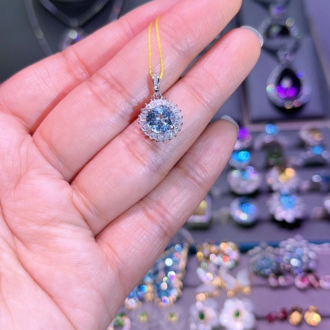 【闪购商品】托帕石吊坠(赠链)银S925镶嵌