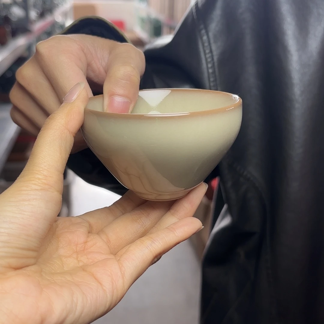 龙泉云间青瓷小米茶器
