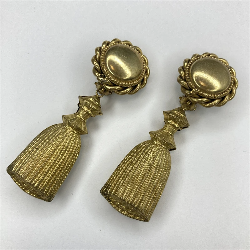 合金耳饰 BW80金色重工耳环2-2【2061219-020】
