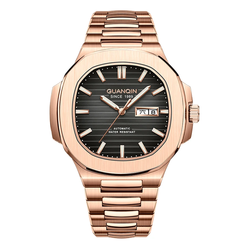 新款冠琴奢华手表男士防水男表全自动机械表时尚潮流进口腕表名表