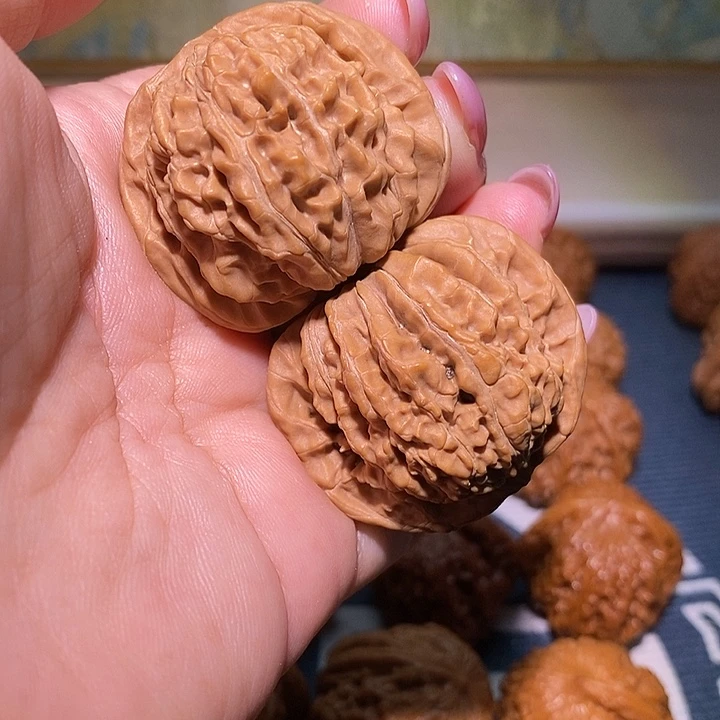 文玩核桃把件41蓟县山地楼