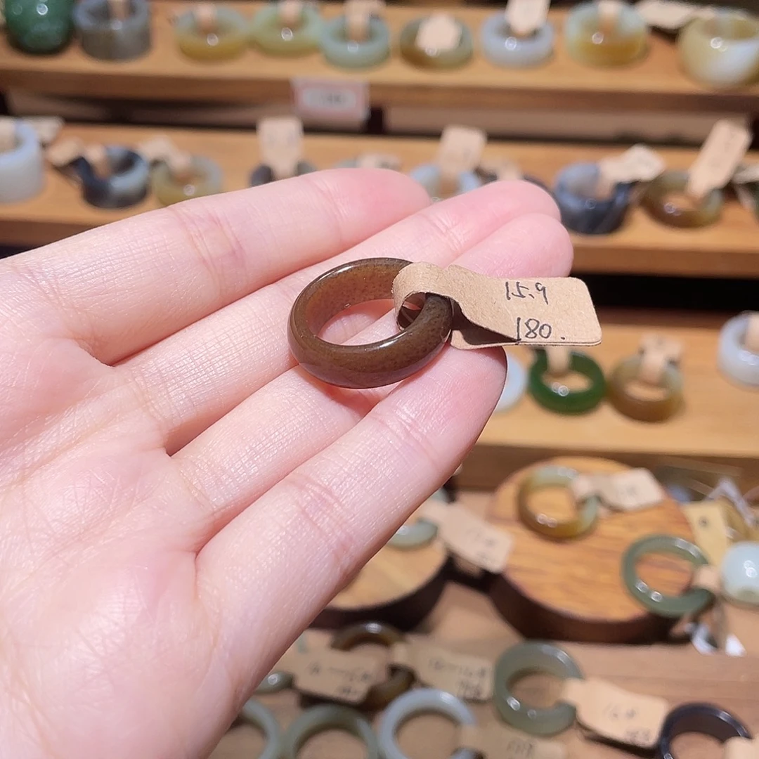 和田玉戒指未镶嵌15.9