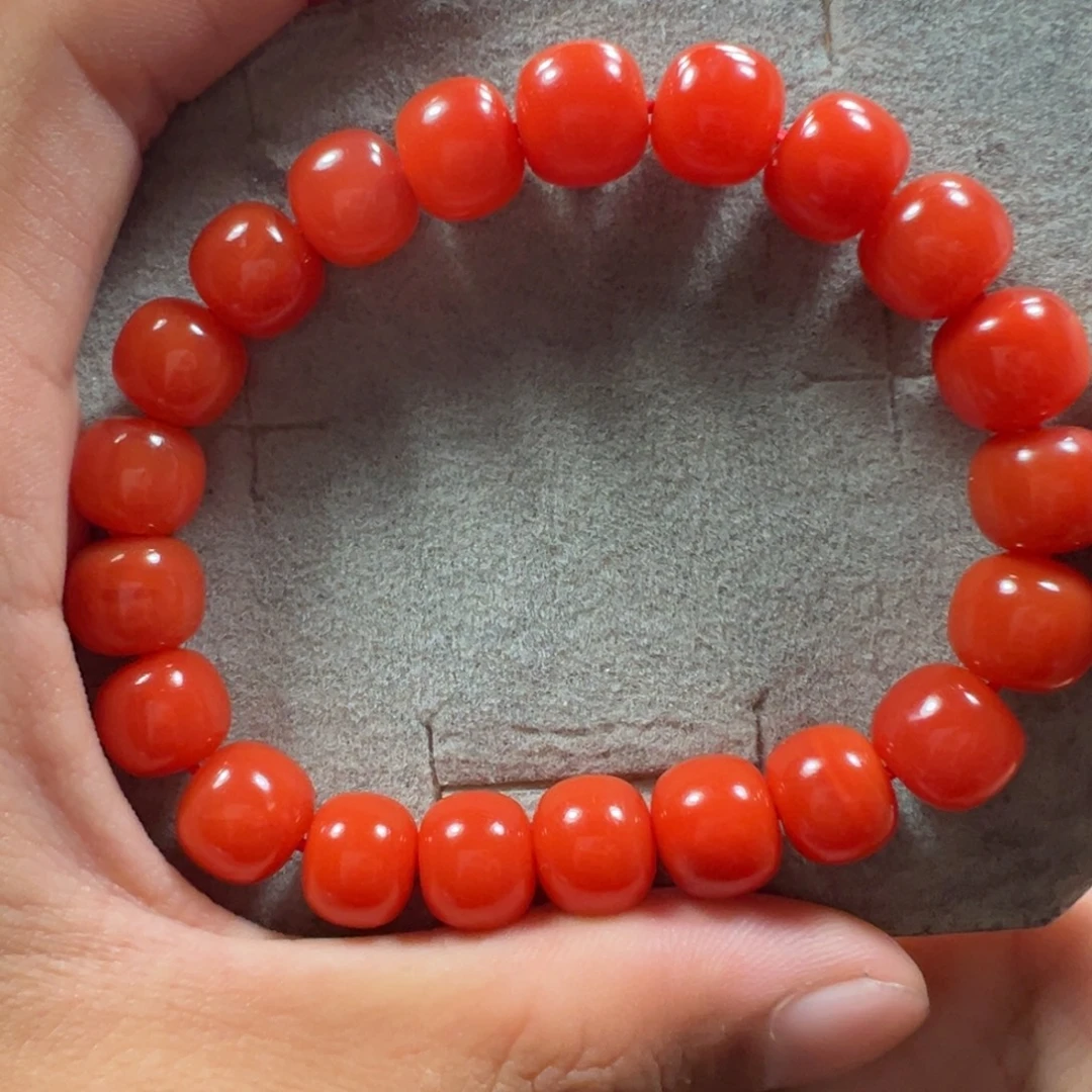 南红玛瑙未镶嵌天然原矿老型单圈10+