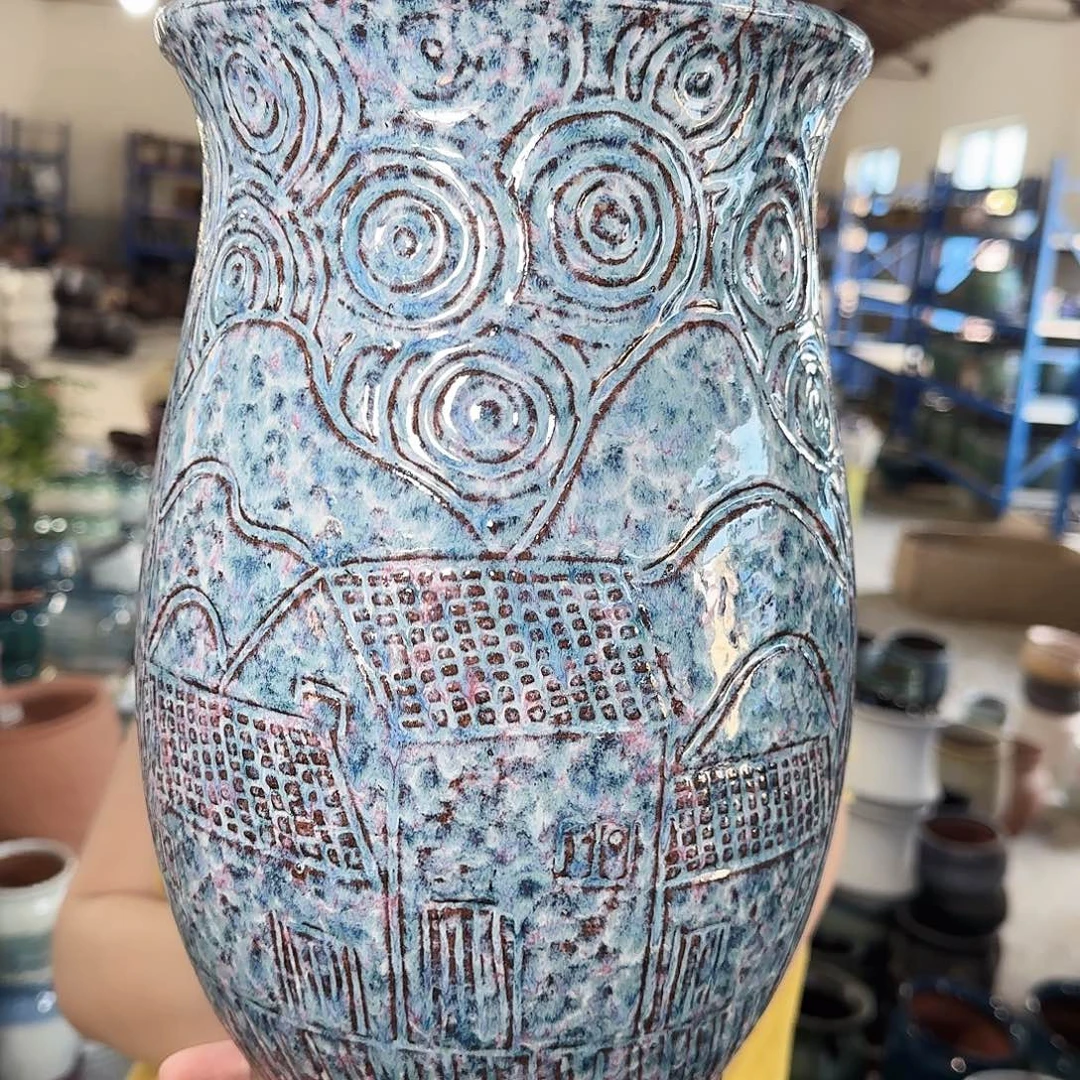 花盆紫砂高30口19