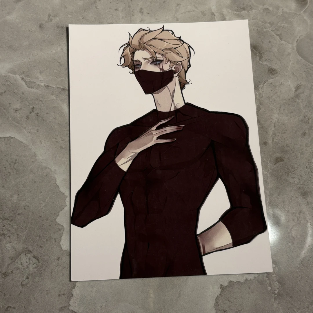 【直购】第五人格同人 温感系列隐士战损版明信片