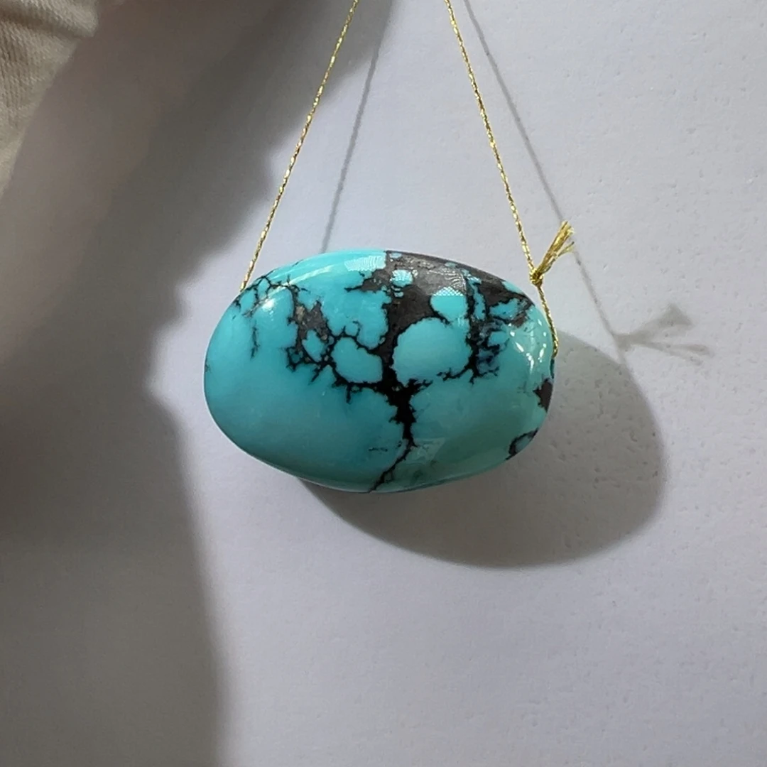 绿松石未镶嵌挂件