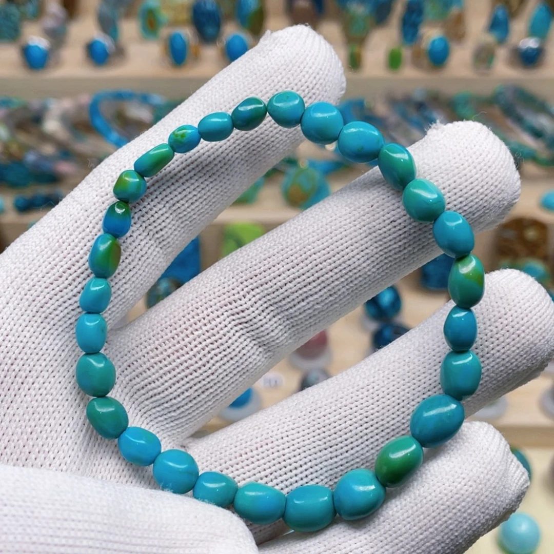 绿松石银S925镶嵌珠宝奇石