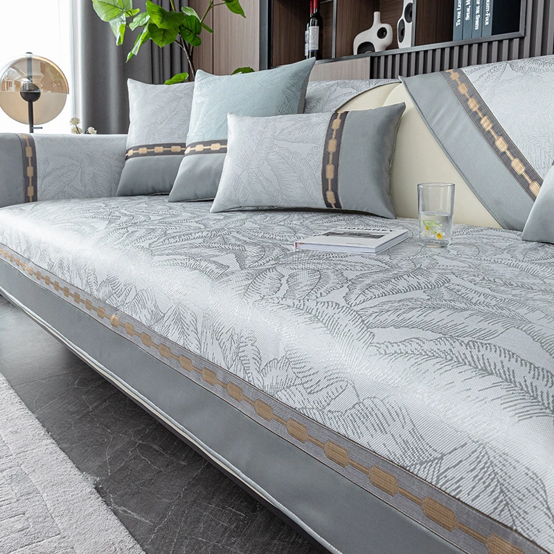 2025新款沙发垫夏凉冰丝防滑坐垫套罩简约轻奢风沙发套罩全盖布垫