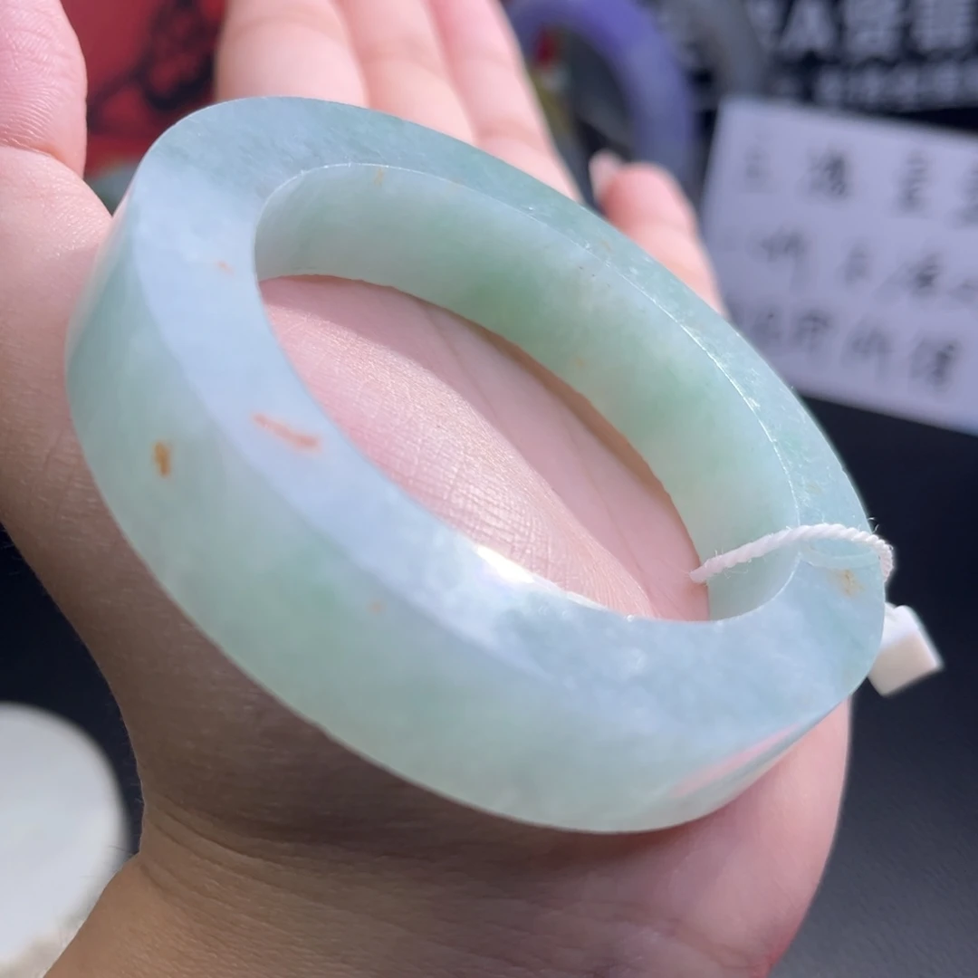 定制翡翠未镶嵌翡翠手镯定制不退不换51-56
