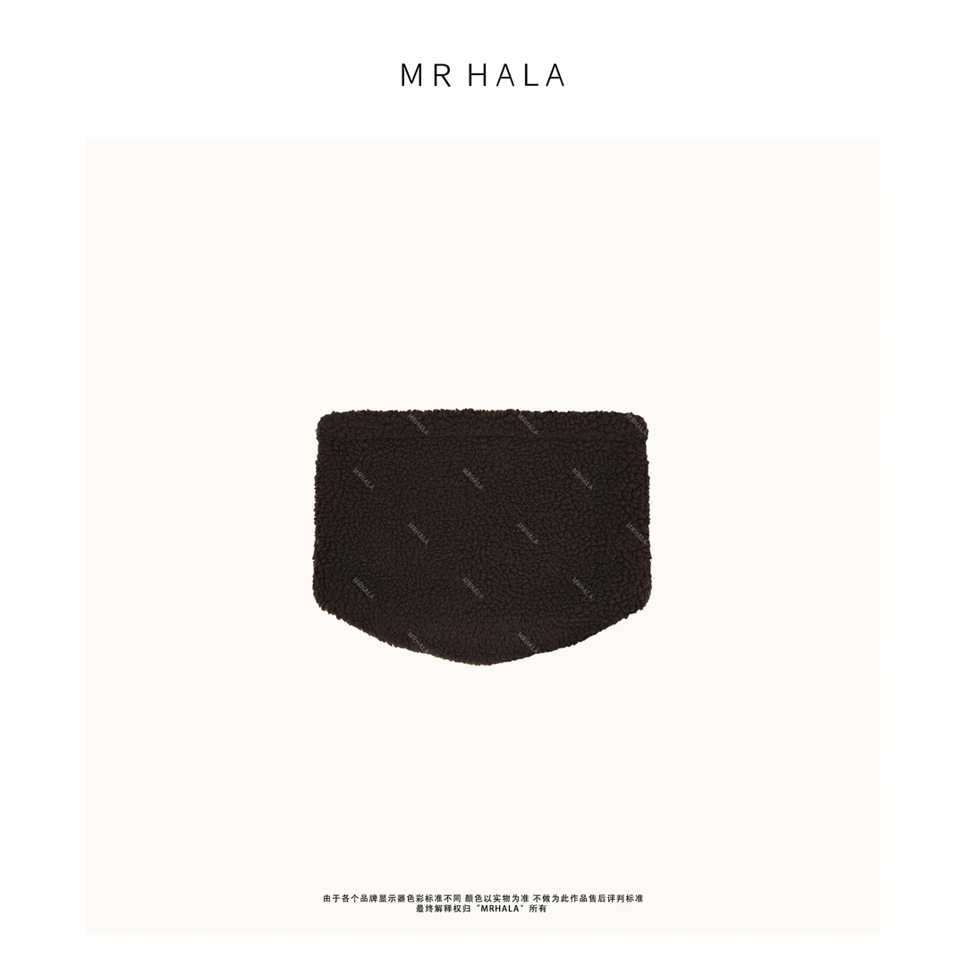 MRHALA翩悠定织颗粒暖芸绒可调节围脖女LZ46102