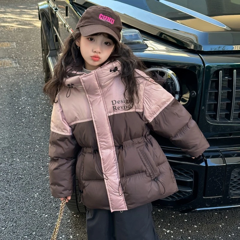 Bala巴拉童年女孩羽绒服冬季2025新款儿童白鸭羽绒加厚冬装女