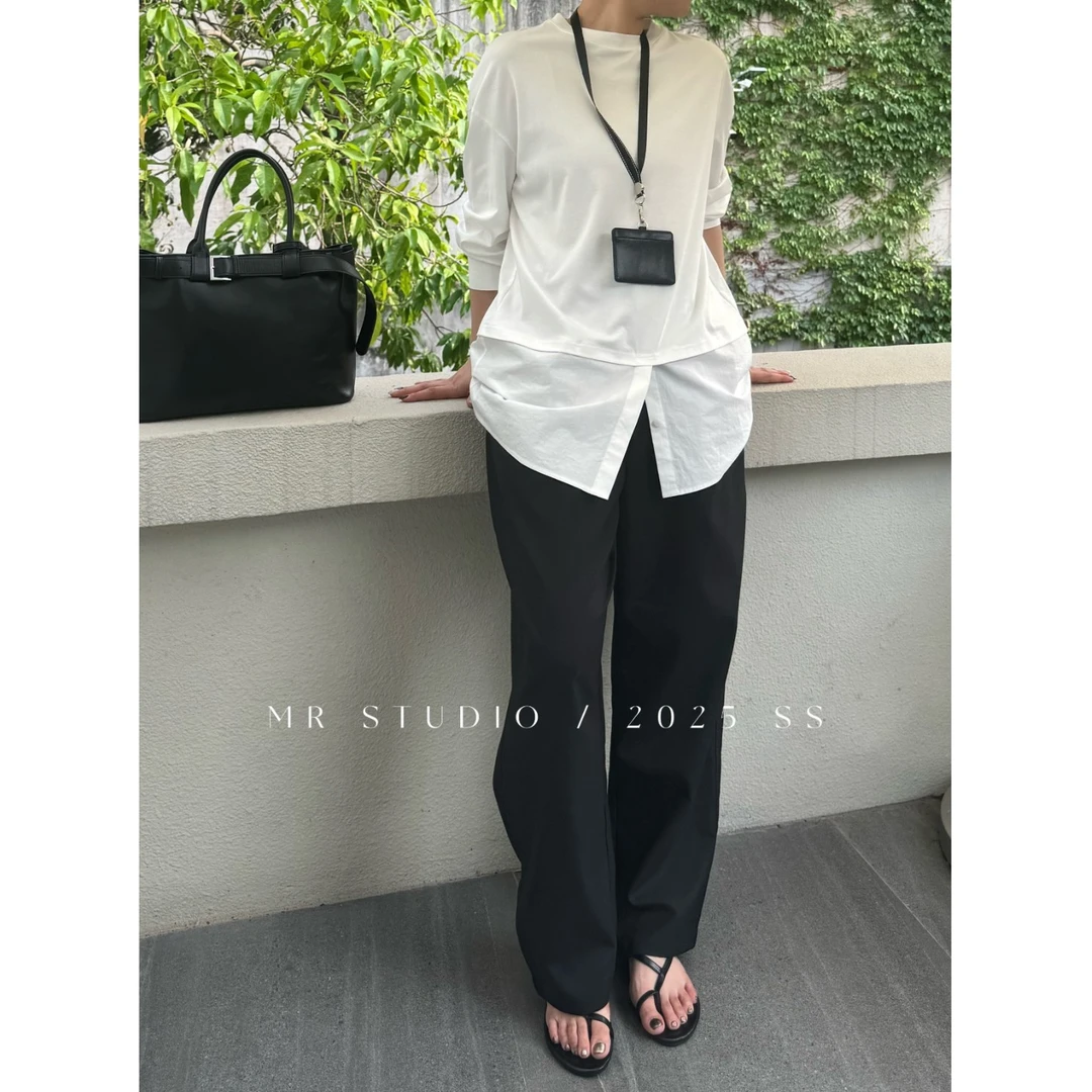 【YILI显瘦女装】时尚百搭飒爽休闲裤 Y0039