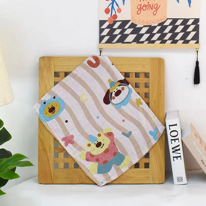 纯棉a类大方巾35*40加大