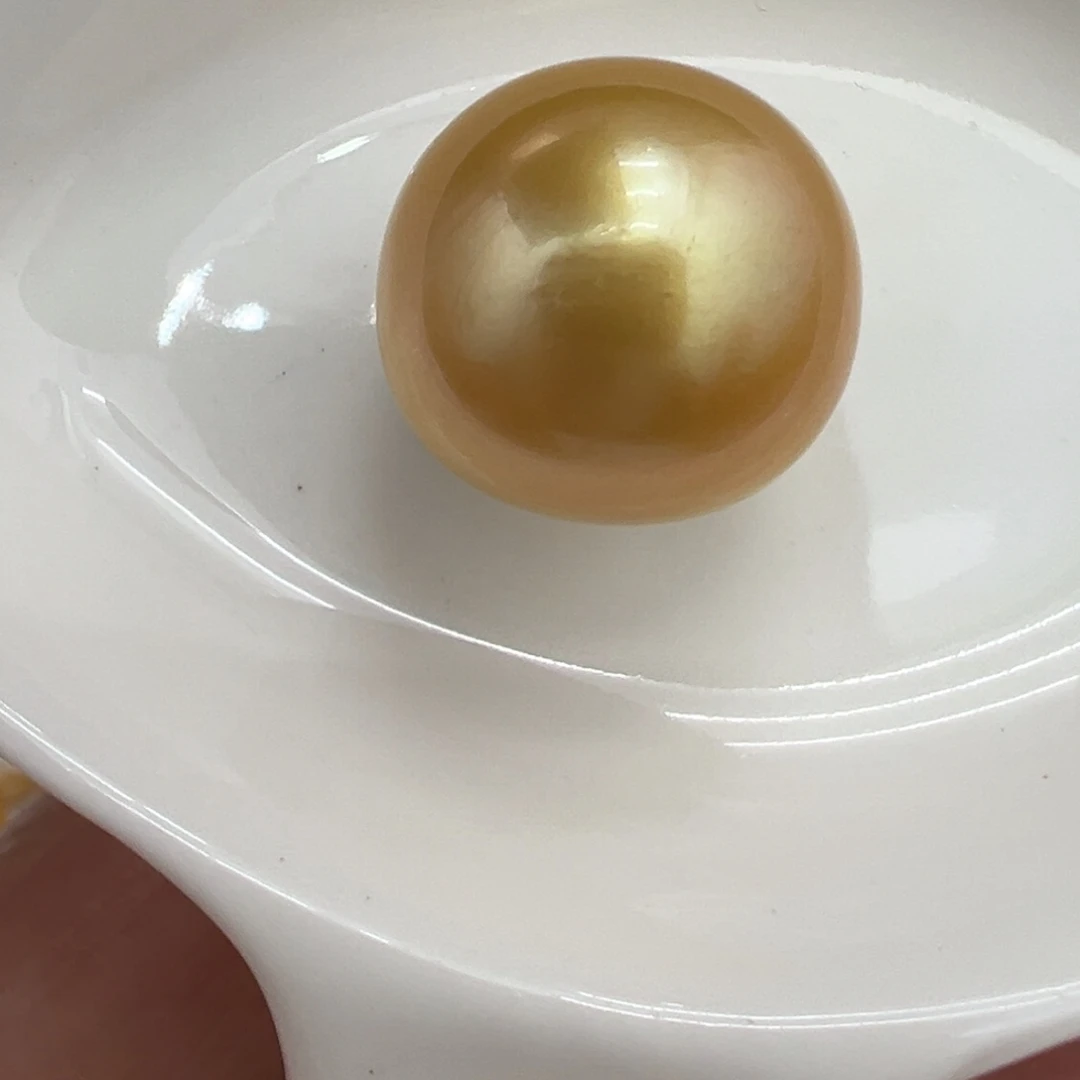 未镶嵌17.1金珠海水珍珠