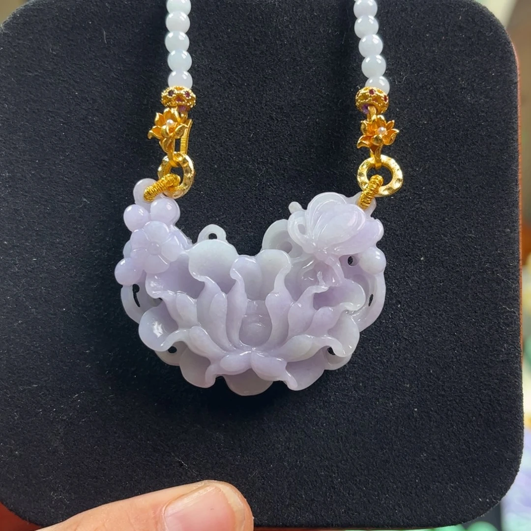 翡翠未镶嵌颈饰天然翡翠