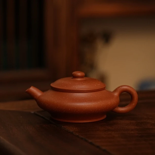 慕古虚扁·高放·纯手工·朱泥铺砂·内推·130CC…