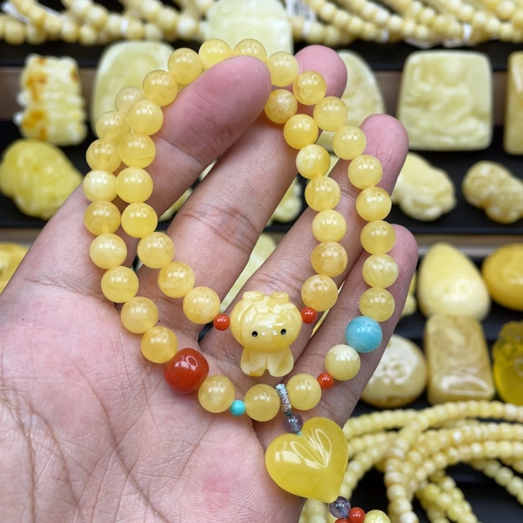 裸石琥珀未镶嵌琥珀蜜蜡