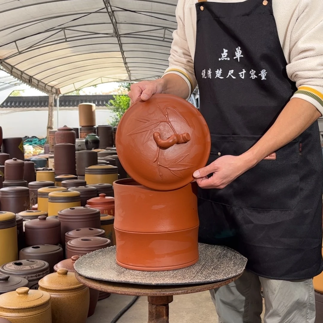 紫砂茶叶罐8 饼茶叶罐