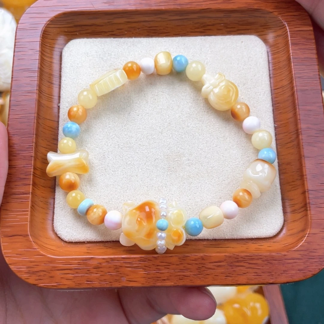 裸石琥珀未镶嵌蜜蜡