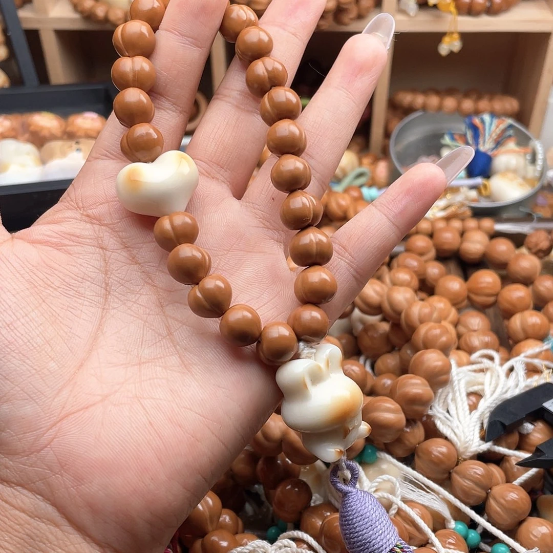 猴头核桃手串12+微瑕一套