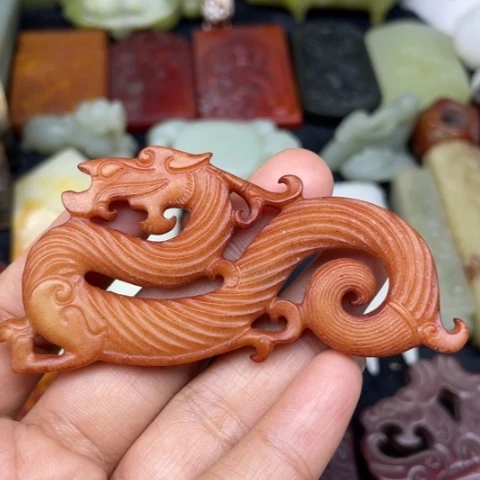 和田玉未镶嵌颈饰27