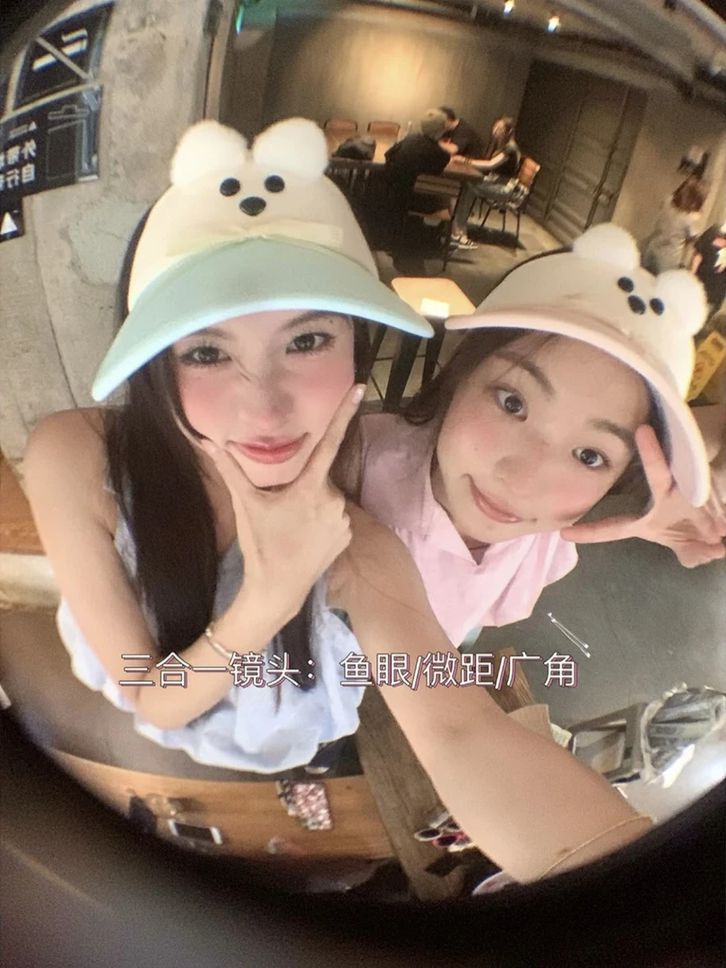 手机拍照神器镜头特效自拍配件外置摄像头广角微距鱼眼三合一套装