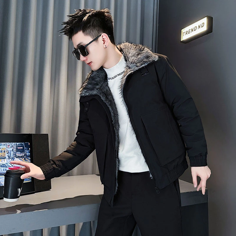 座山雕外套棉服男款冬装新款高级感男装棉衣男生冬季外套保暖棉袄