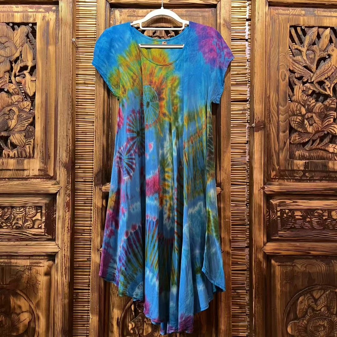 泰国麻丝面料连衣裙