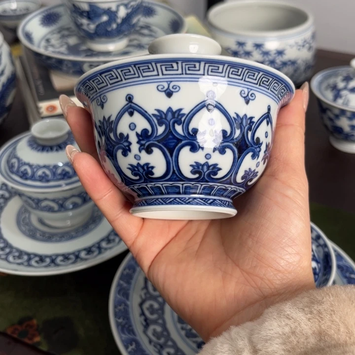 景德镇全手工手绘陶瓷茶器