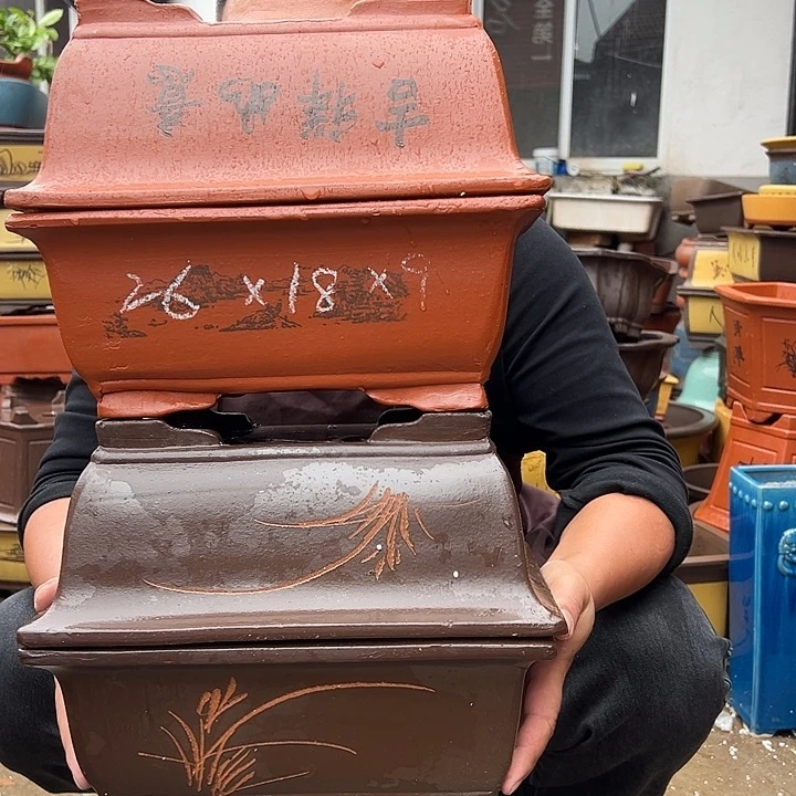 紫砂花盆紫砂花盆