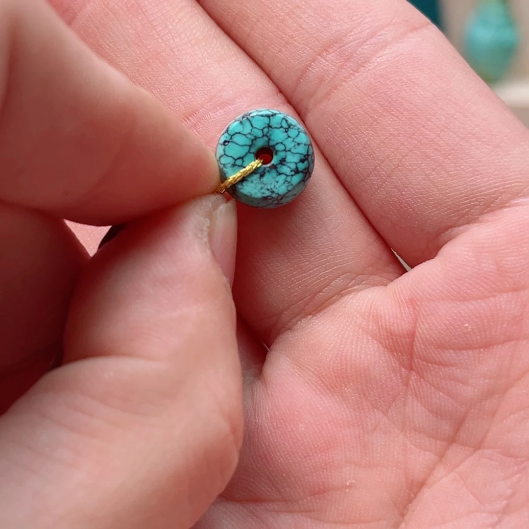 绿松石10.8墩子未镶嵌