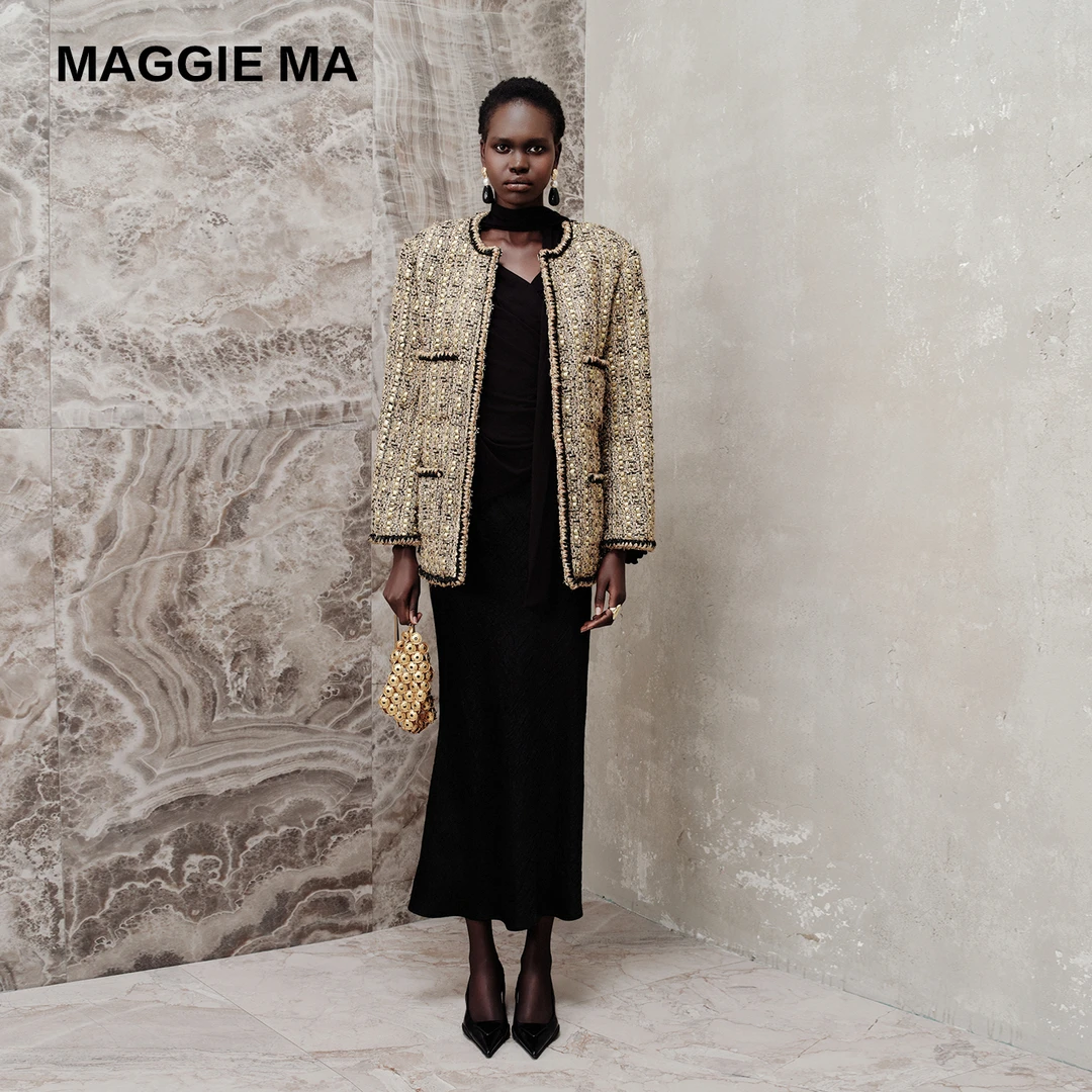 MAGGIE MA马婧高级女装轻奢气场强大上档次半身裙鱼尾裙293B/262B
