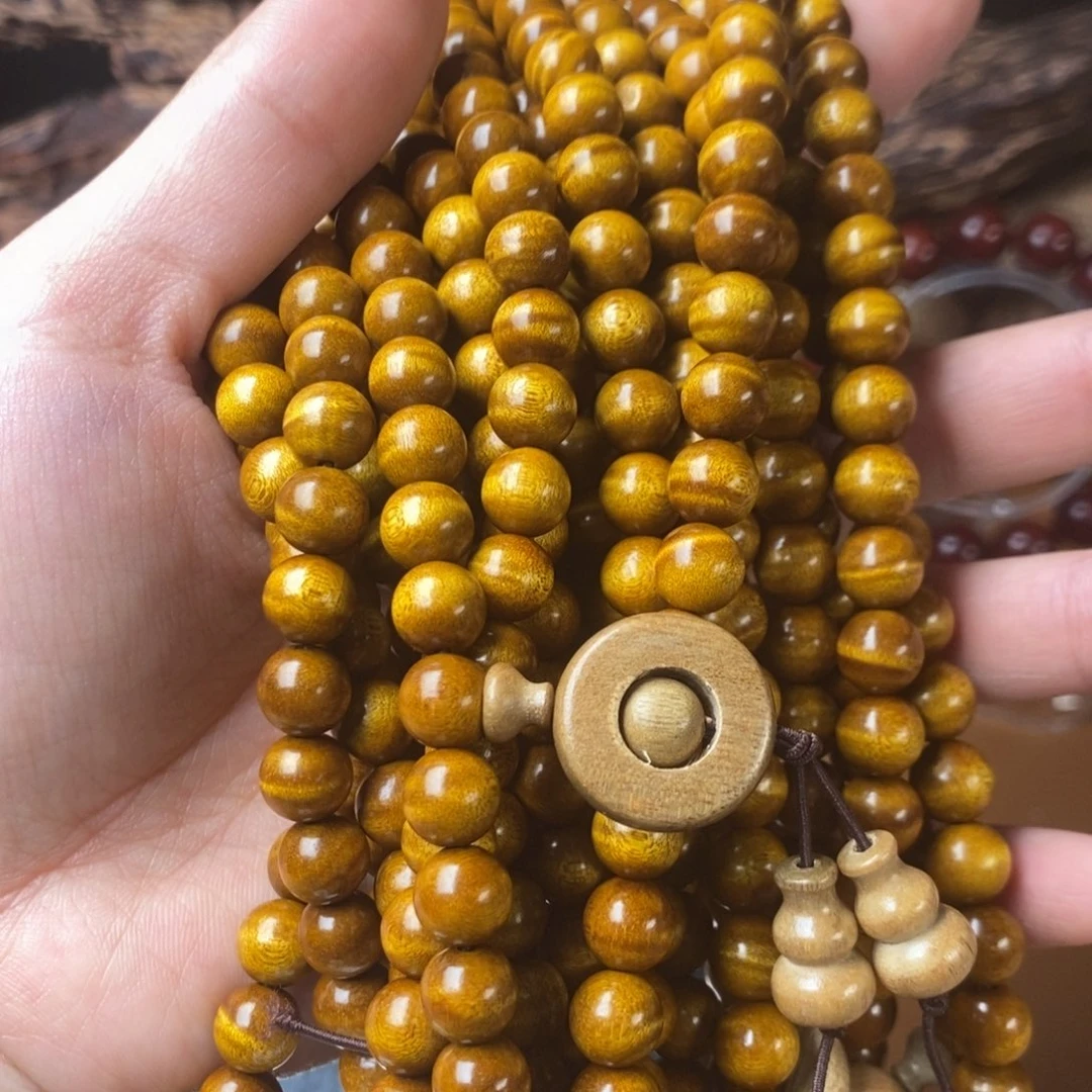 降真香手串/手链金丝楠木0.8/108