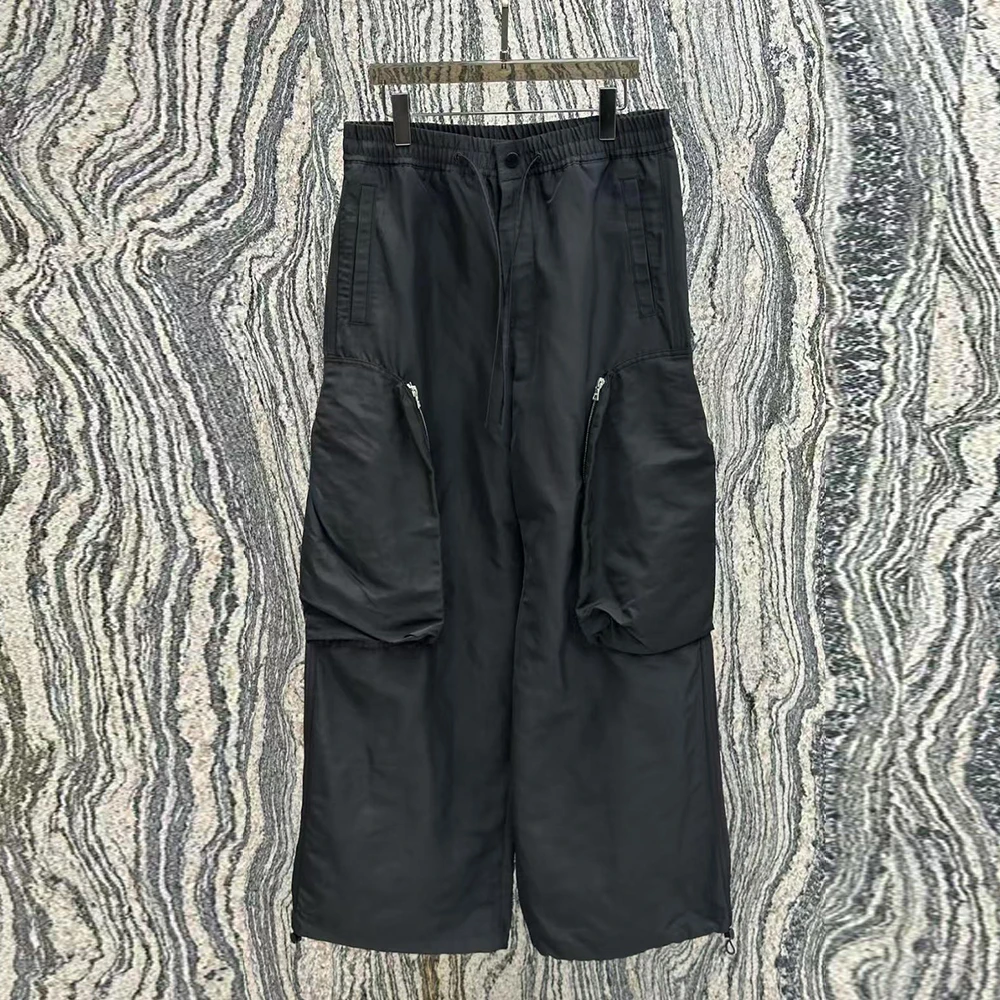【聚】3113   【顶奢缎面+riri拉链】夏百搭阔腿休闲裤  w135-27003