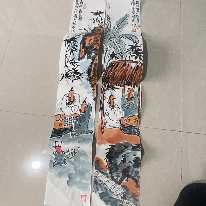 国画王庆亮老师人物