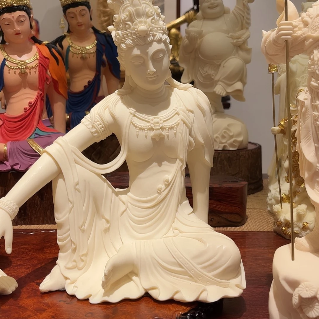 【***鹿木象牙果自在观音30