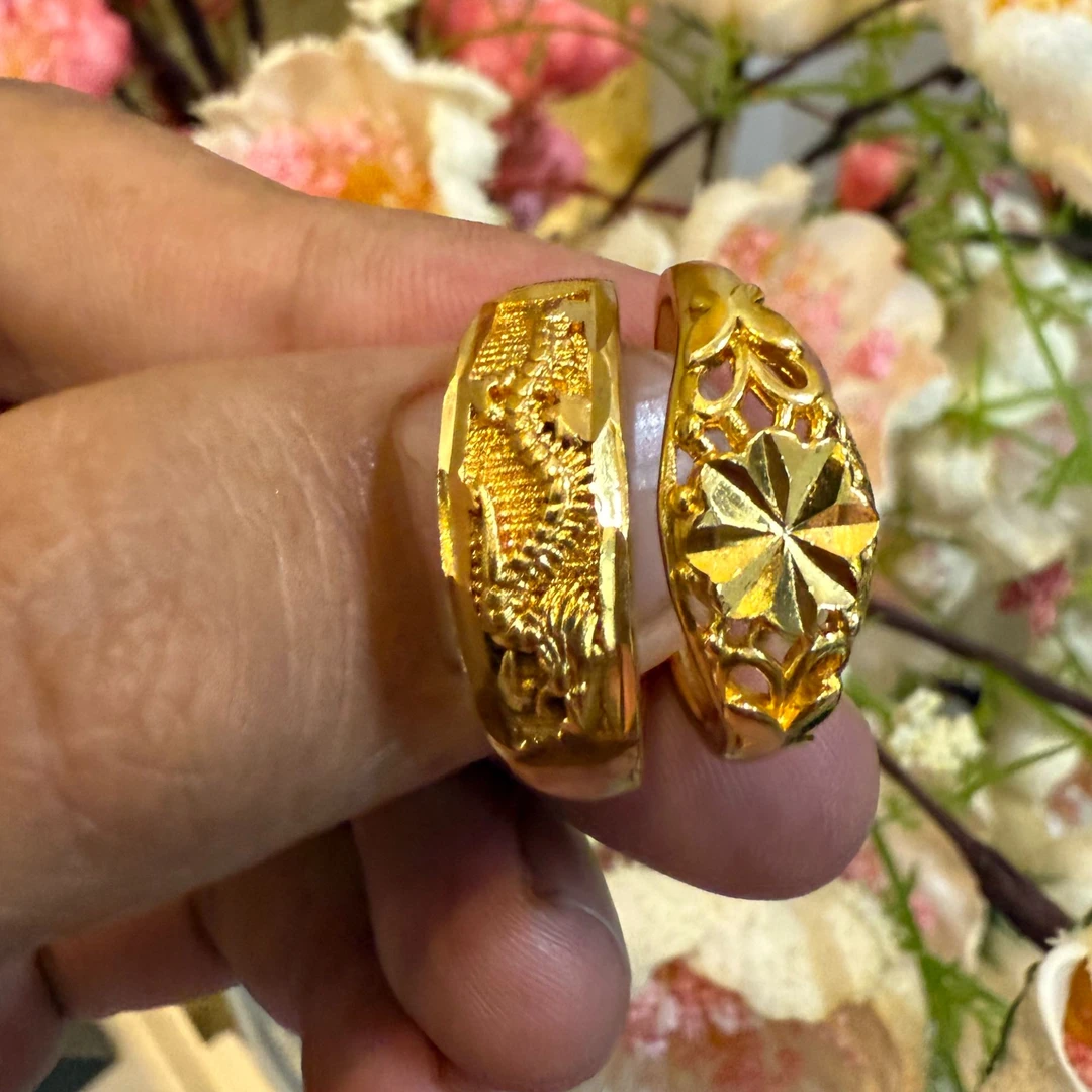 纯铜戒指 【新疆西藏包邮】拍一发二 越南老板戒指精工对戒时尚百搭