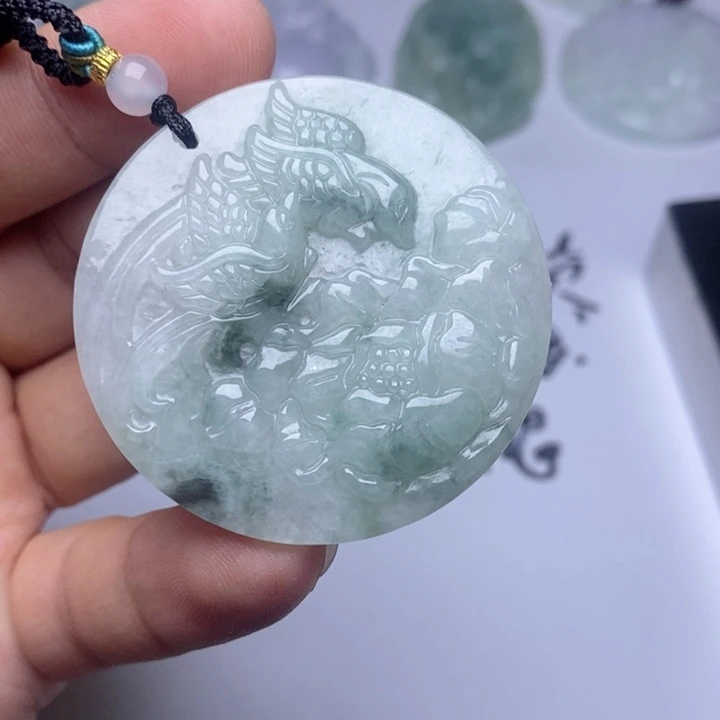 颈饰未镶嵌翡翠翡翠