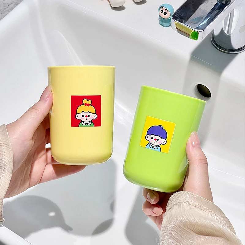 2025新款情侣漱口杯家用儿童刷牙杯洗漱杯宿舍杯子简约可爱漱口杯