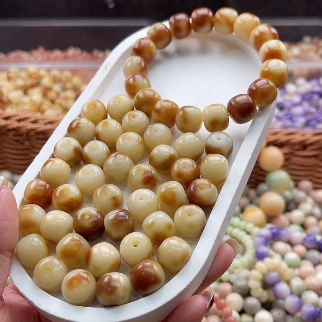 白玉菩提吊坠C/13mm/55颗