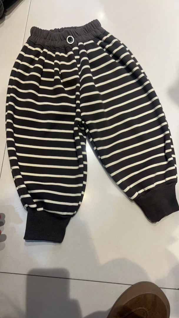 男女童秋冬新款儿童宽松百搭休闲运动裤牛仔裤卫裤