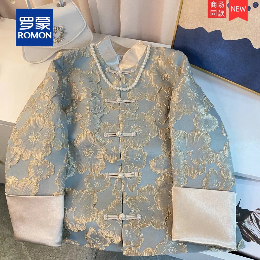 2025新款妈妈秋装外套新中式国风上衣中老年女装春秋气质复古唐装