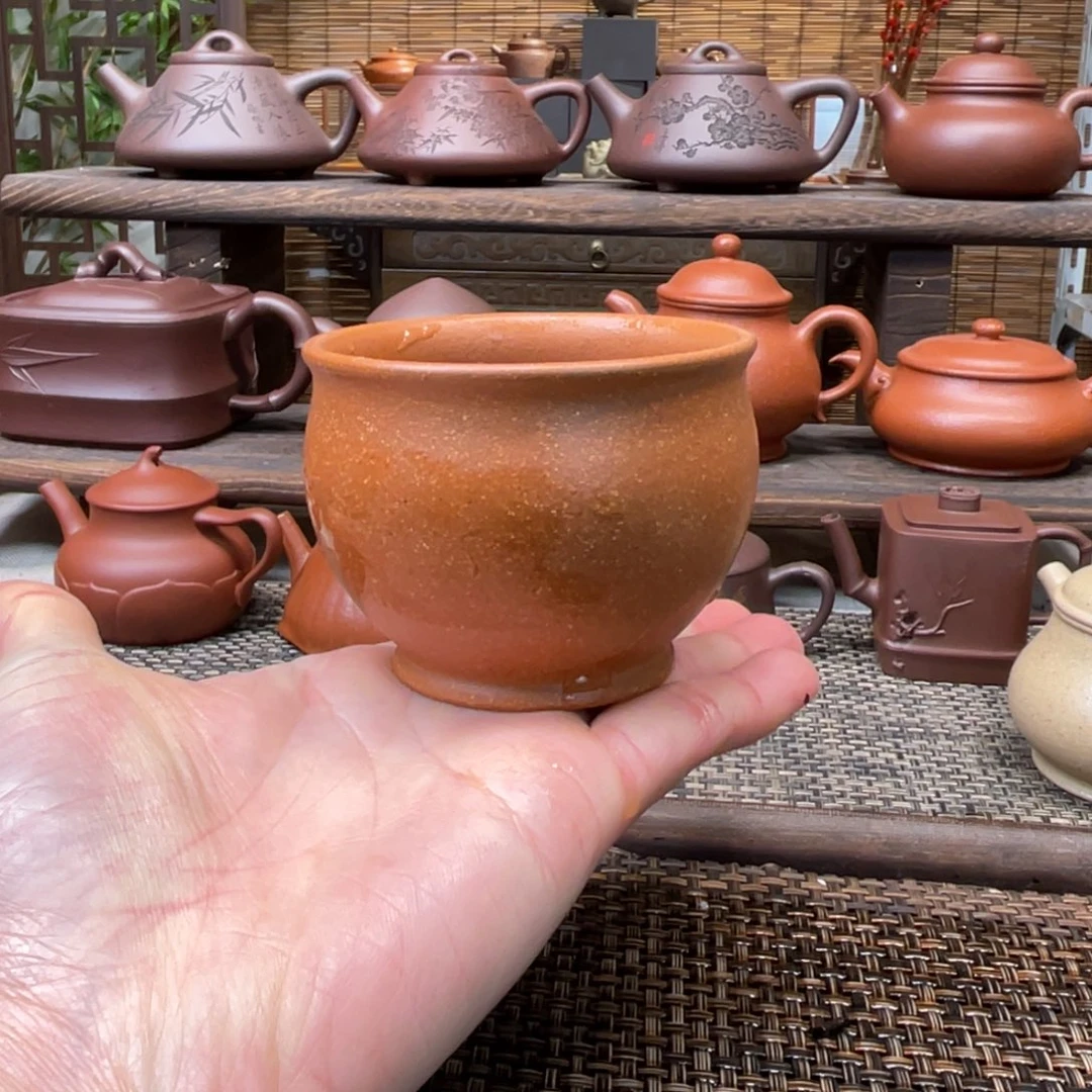 紫砂茶壶宜兴原矿紫砂手工制120