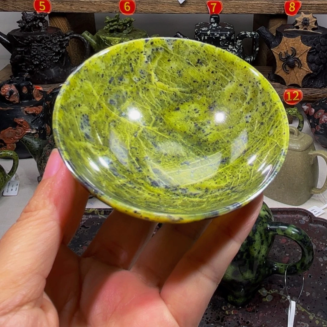 石材藏玉药王石精品杯