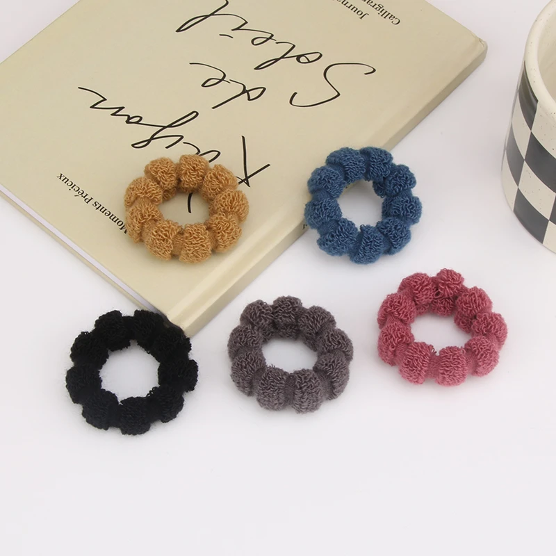 少女风5根装头绳发饰品日韩甜美风女通用发圈发绳皮筋百搭ins